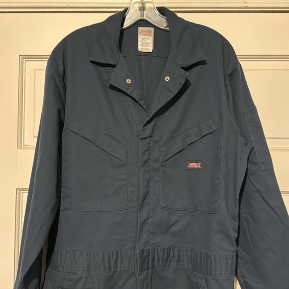 Dickies Coveralls Navy Large Tall - Picture 2 of 9
